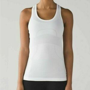 Lululemon Swiftly Tech Racerback Tank Top - White 6